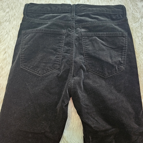 GAP vintage slim high rise black size 27/4R velore velvety feel - Picture 5 of 13